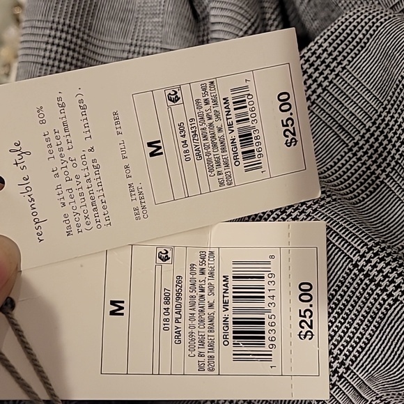 NWT Target A New Day elastic waist comfy work pants with side pockets womens med - Picture 6 of 6